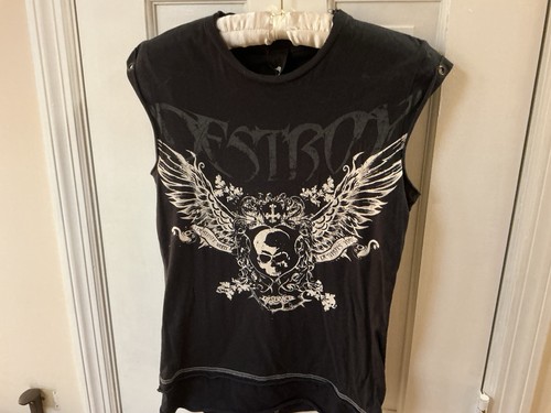 Vtg y2k lip service muscle - muscle, tee