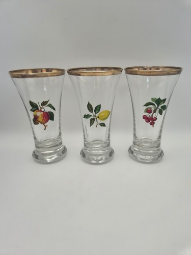 Set vintage glasses with - 3,