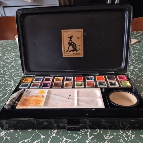 Vintage reevescolour box - reevescolour,