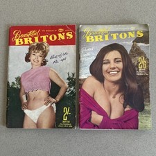 BEAUTIFUL BRITONS Magazine No 118 Sept 1965 & 148 March 1968 Vintage Pin-Ups