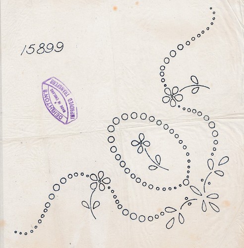 Vintage embroidery transfer - embroidery,
