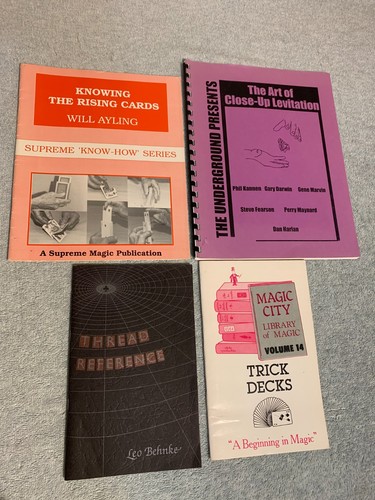 Lot magic books trick - 4, (trick