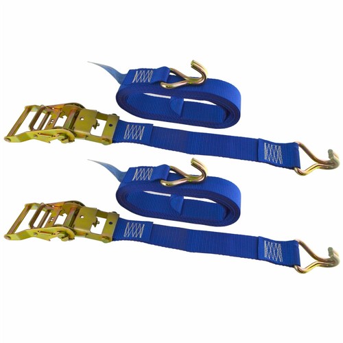 Blue ratchet strap tie - ratchet, down