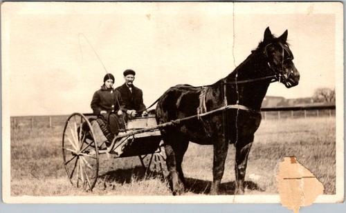 Real photo postcard man - real,