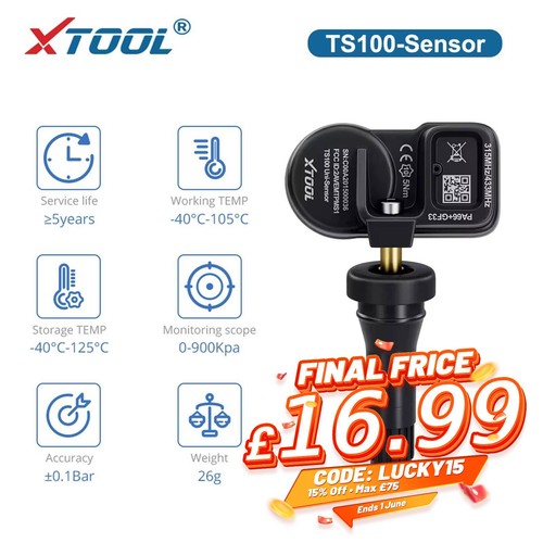 Xtool ts100 tpms sensors - xtool,