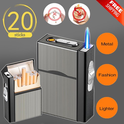 Cigarette case with electric - case,