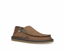 Sanuk Vagabond ST Hemp Sidewalk Surfer 1117753 Brown Men's Brand New Original
