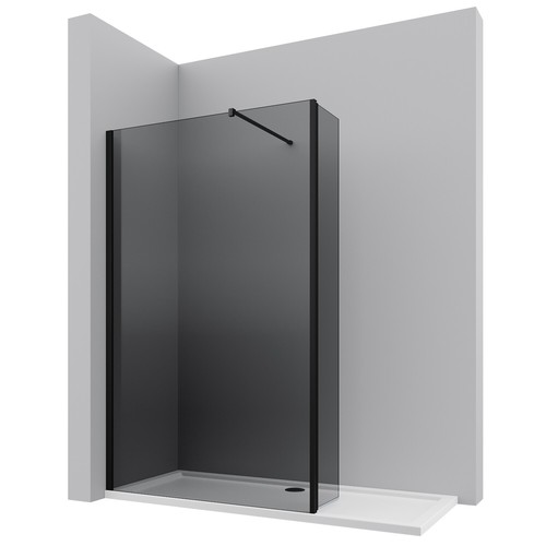 Wet room shower screen with - screen,