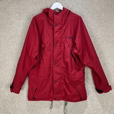Rohan Mens Jacket M Red Barricade Waterproof Hooded Apex Outdoor Winter Coat