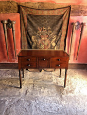 Antique mahogany period brass - period,