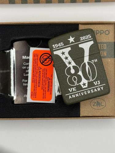 Authentic zippo lighter vj - authentic, ve/vj