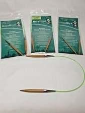 HiyaHiya BAMBOO Fixed Circular needles, 2-10 mm, 16", 40 cm, 