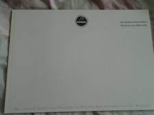 Carlsson Mercedes range brochure Sep 2013 German & English text