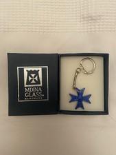 Mdina Glass Maltese Cross On