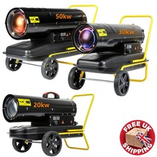 20/30/50KW Kerosene Diesel Space Heater Workshop Garage Fan Warmer Farm UK SHIP