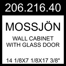 IKEA MOSSJÖN Wall Cabinet
