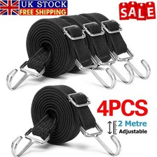 4x 6.6ft Bungee Straps Heavy