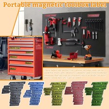 Magnetic Toolbox Labels,3D-Printed Tool Box Labels,General Tool Box Organize