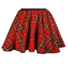 Women's Tartan Skirt Skater