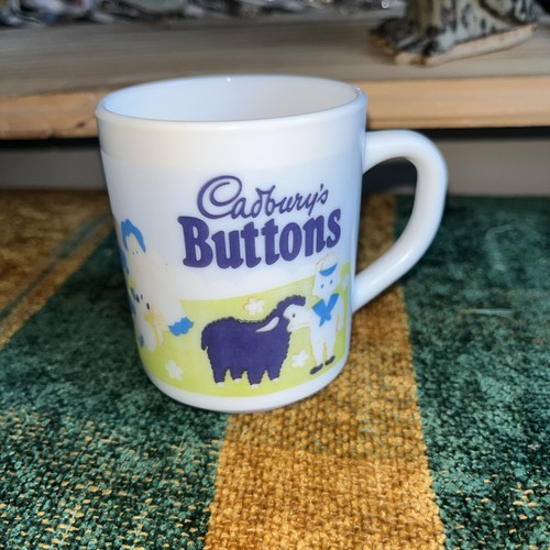 Cadburys buttons mug arcopal - cadburys, mug,