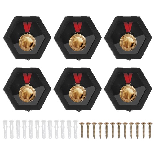6pcs medal display case - 6pcs,