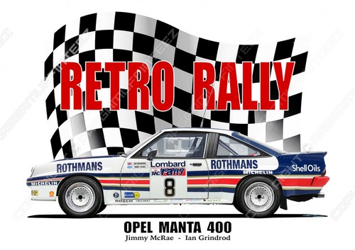 Opel manta 400 rothmans - opel,