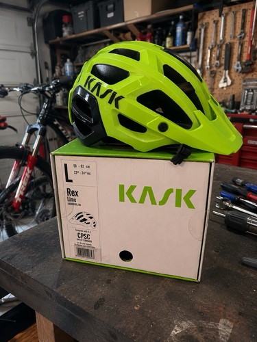 Kask rex lime cycling - kask,
