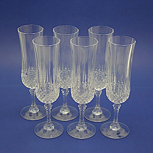 Six vintage cristal arques - vintage,