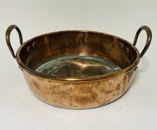 Good Quality Antique Victorian Copper Jam Pan Cooking Kitchenalia