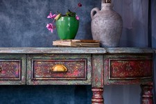 Hand Painted Farmhouse Console