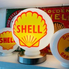 Shell 12" Large Gas Petrol Pump Globe, Petrol Memorabilia