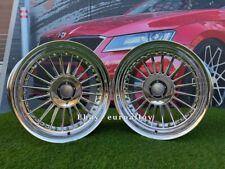 4 x R17 Inch 4x100/5x100 Alpina Style Chrome Wheels: Fits For E21 E30