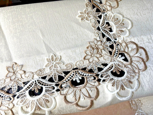 Vintage style cream - vintage, polyester