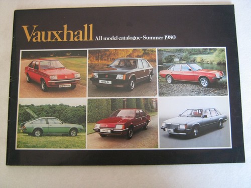 1980 vauxhall brochure - brochure., 60