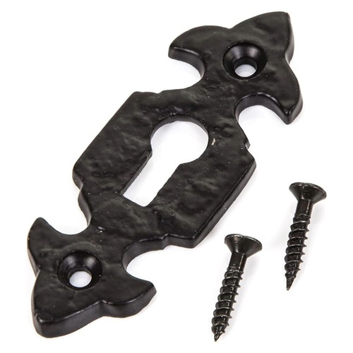 Escutcheon keyhole black - keyhole, |