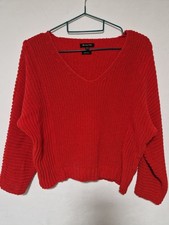 Massimo Dutti Red Knitted Top