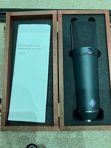 Neumann u87 black with - neumann, in
