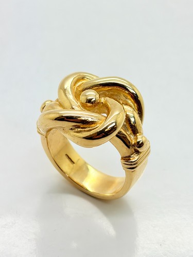 9ct yellow solid - yellow, knot