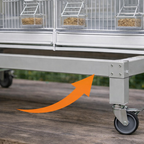 Trolley stand for breeding - for,