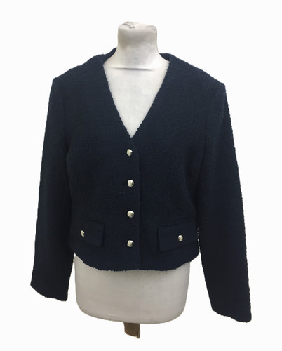 Women jacket navy - women's, boucle