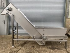 SEL INCLINE CONVEYOR stainless steel food industry belt elevator hopper bag fill