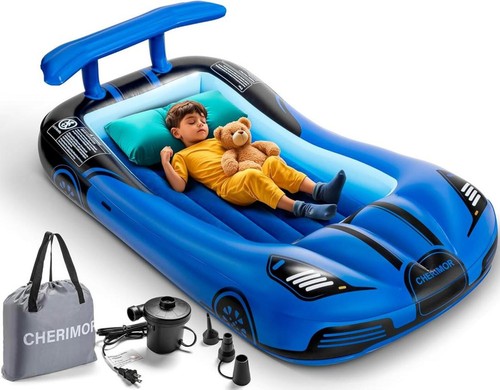 Inflatable race car - car, bed