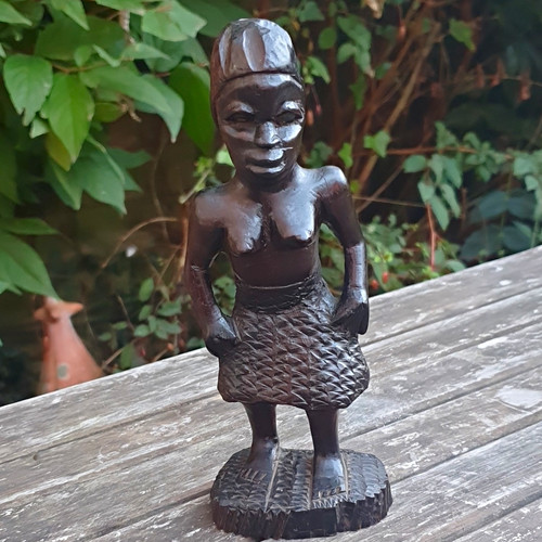 African hand carved wooden - african,