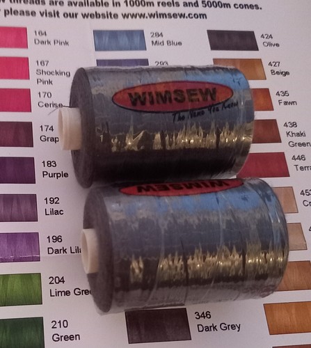 1000m dark grey - dark, spun