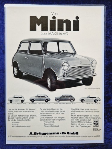 Austin mini maxi mg original - mini,, maxi,