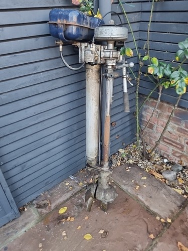 Seagull silver outboard motor - seagull,