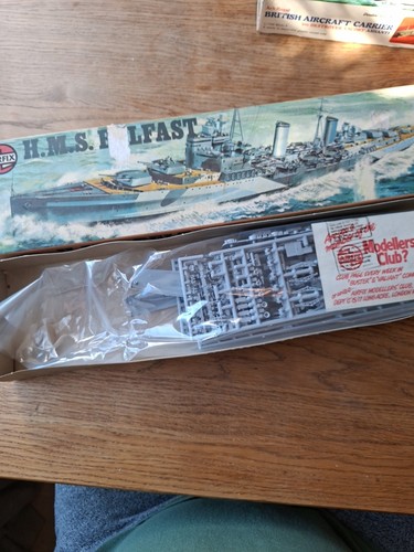 Airfix hms belfast boxed - belfast, and