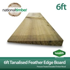 1.8m 6ft Feather Edge Boards