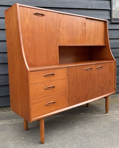 Mid century teak highboard - century,