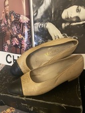 CHANEL SHOES VINTAGE CHANEL CC